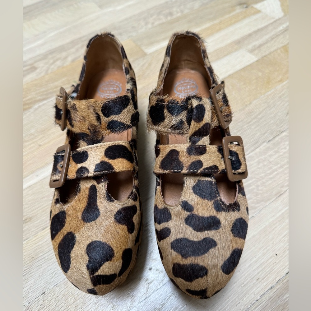 Jeffrey Campbell Leopard Print Platform Shoes